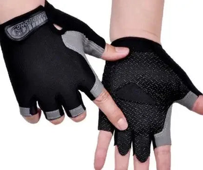 Half Finger Gloves Gym Fitness Anti-Slip Women Men Gel Pad Gloves Gym Cycling Fingerless Gloves Bicycle Accessories