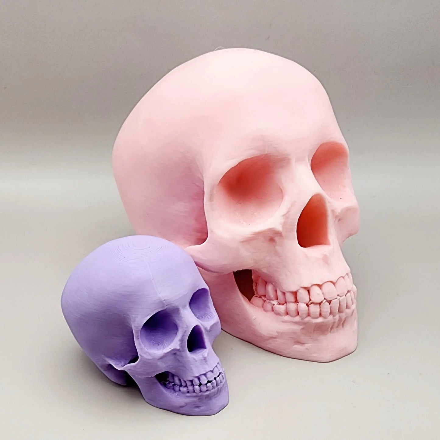 3D Skeleton Head, Halloween Skeleton, Halloween Display, Halloween Tiered Tray Decor, Pink Halloween Decor, Pastel Halloween