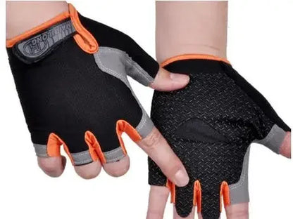 Half Finger Gloves Gym Fitness Anti-Slip Women Men Gel Pad Gloves Gym Cycling Fingerless Gloves Bicycle Accessories