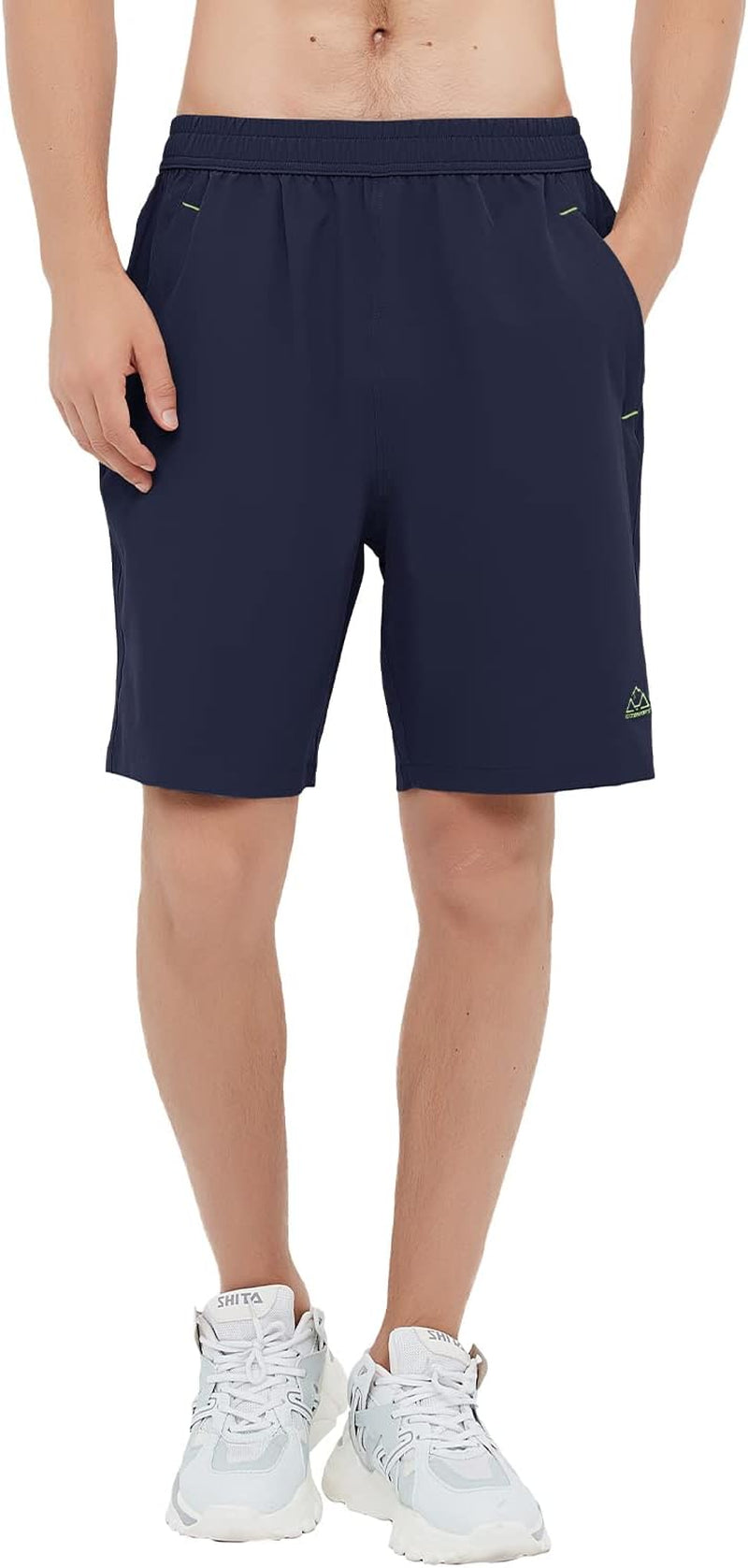 Men'S Outdoor Quick Dry Lightweight Sports Hiking Shorts Zipper Pockets