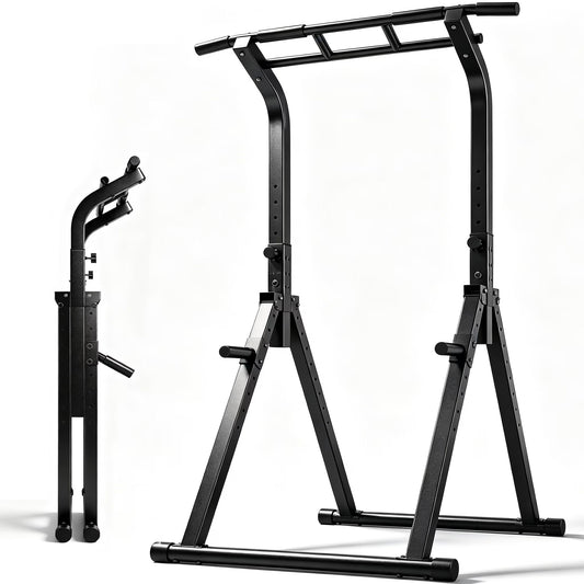 Pull up & Dip Bar Station, Multi-Function Home Gym Strength Training Equipment for Men & Women Muscle Building