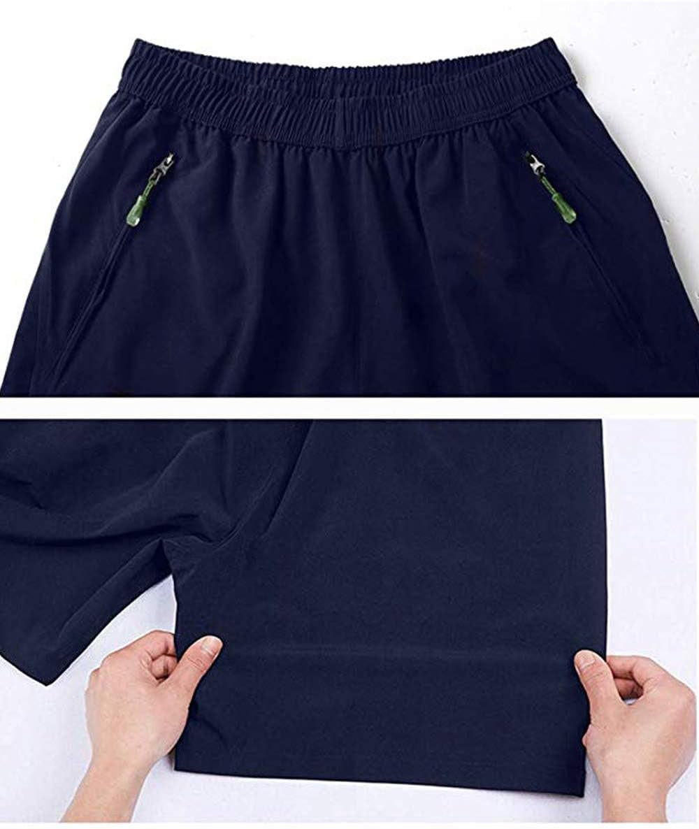 Men'S Outdoor Quick Dry Lightweight Sports Hiking Shorts Zipper Pockets