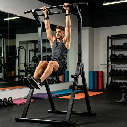 Pull up & Dip Bar Station, Multi-Function Home Gym Strength Training Equipment for Men & Women Muscle Building