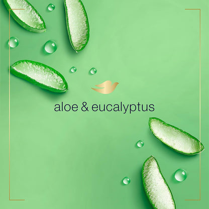 Dove Foaming Hand Wash Aloe & Eucalyptus Protects Skin 4 Count 10.1 Oz | for Frequent Handwashing, Helps Protect from Dryness, with Aloe and Eucalyptus, for the Sink, Aloe & Eucalyptus